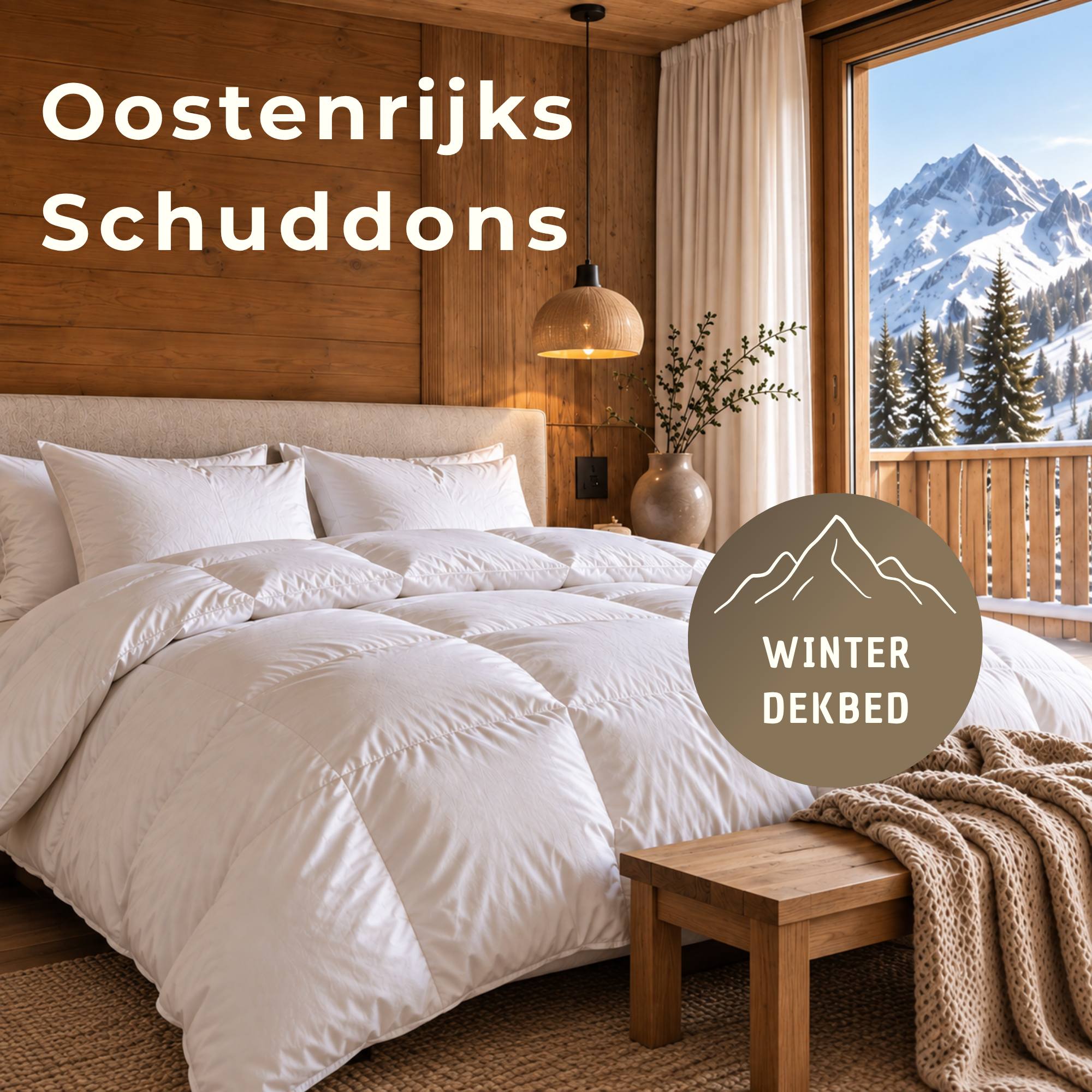 Winter Dekbed Oostenrijks schuddons Salzburg - Afbeelding 7